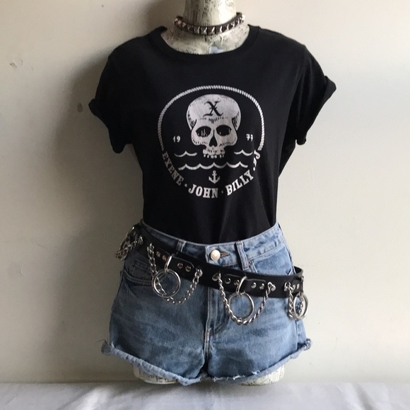 X the band tee size Medium black cotton excellent condition Exene John Billy DJ - Picture 6 of 6